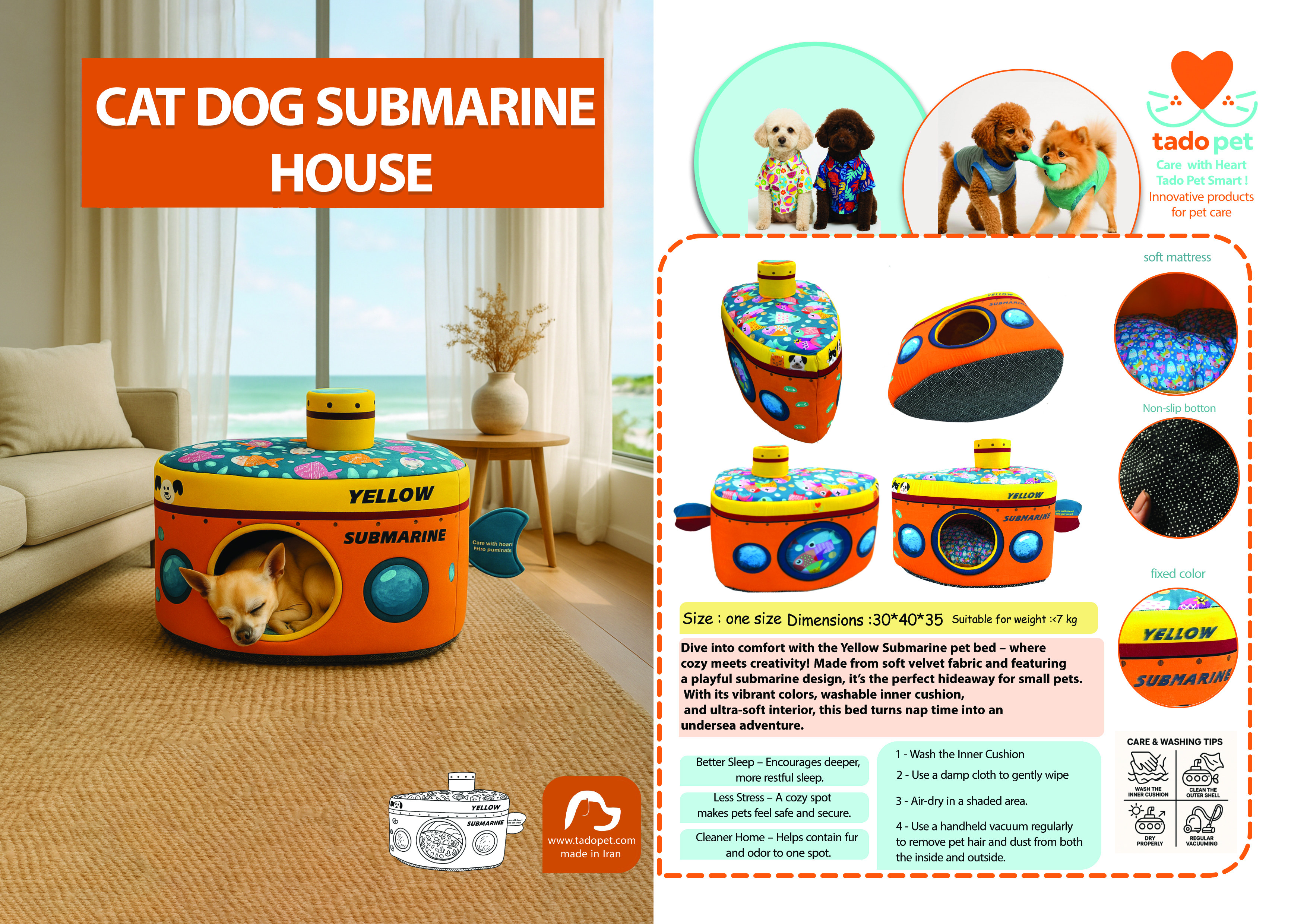 CAT DOG SUBMARINE HOUSE