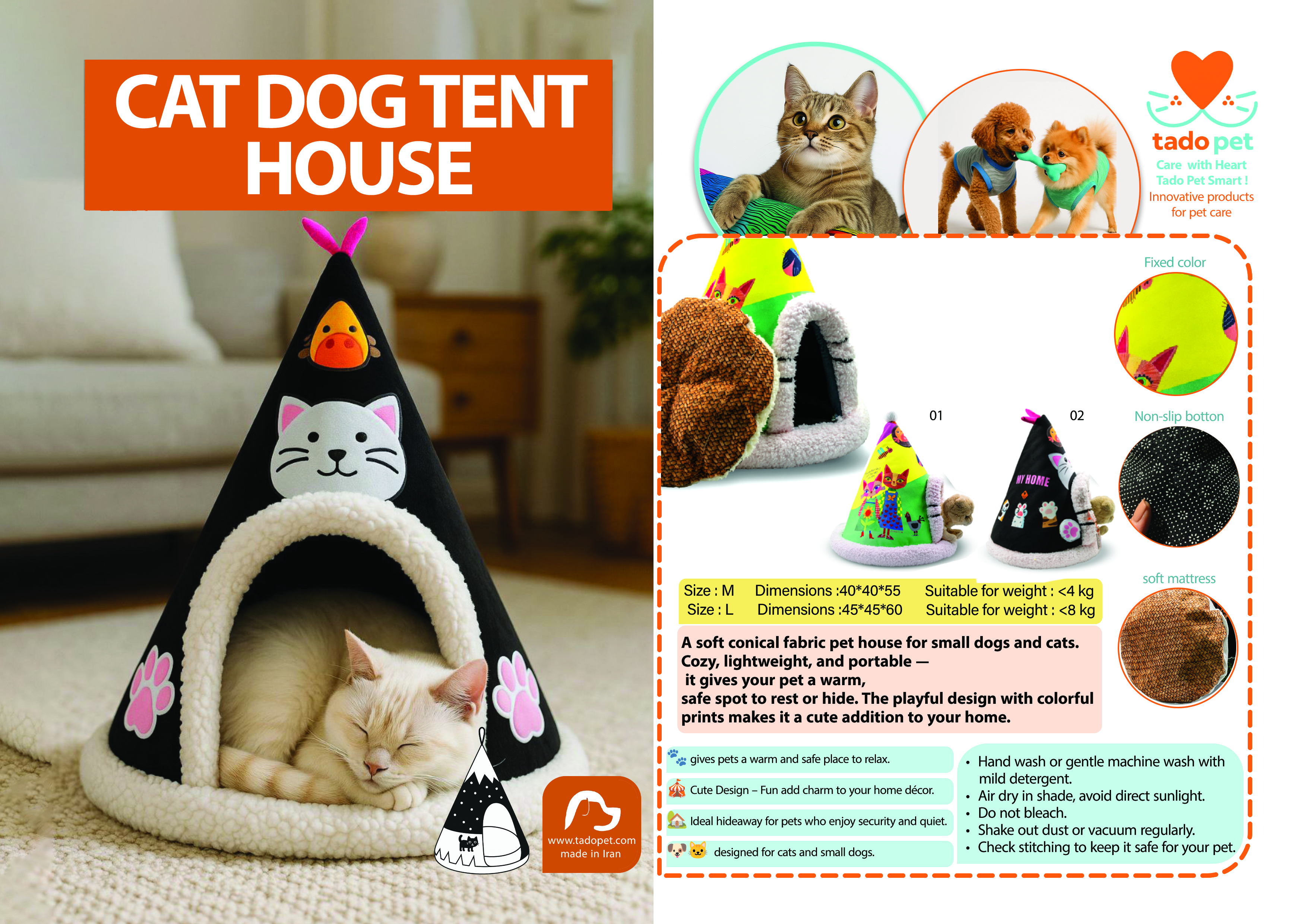CAT DOG TENT HOUSE